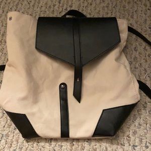 Deux Lux black and white backpack